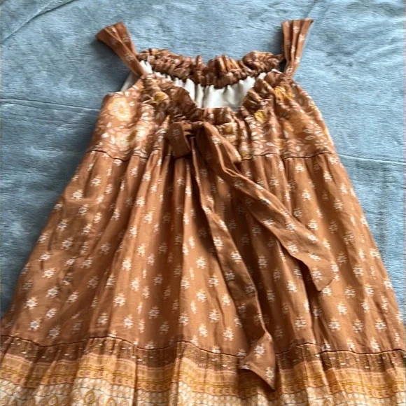 NWOT Spell & the Gypsy Utopia Strappy Sundress Cinnamon Size Small - Picture 7 of 13